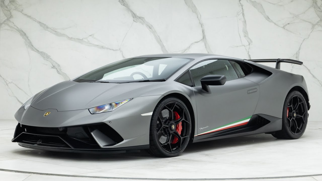 2017 Lamborghini Huracan LP640-4 Performante - Grigio Titans - Walkaround & Interior [4K]