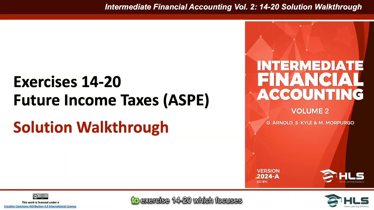 Accounting for Future Income Taxes Under ASPE
