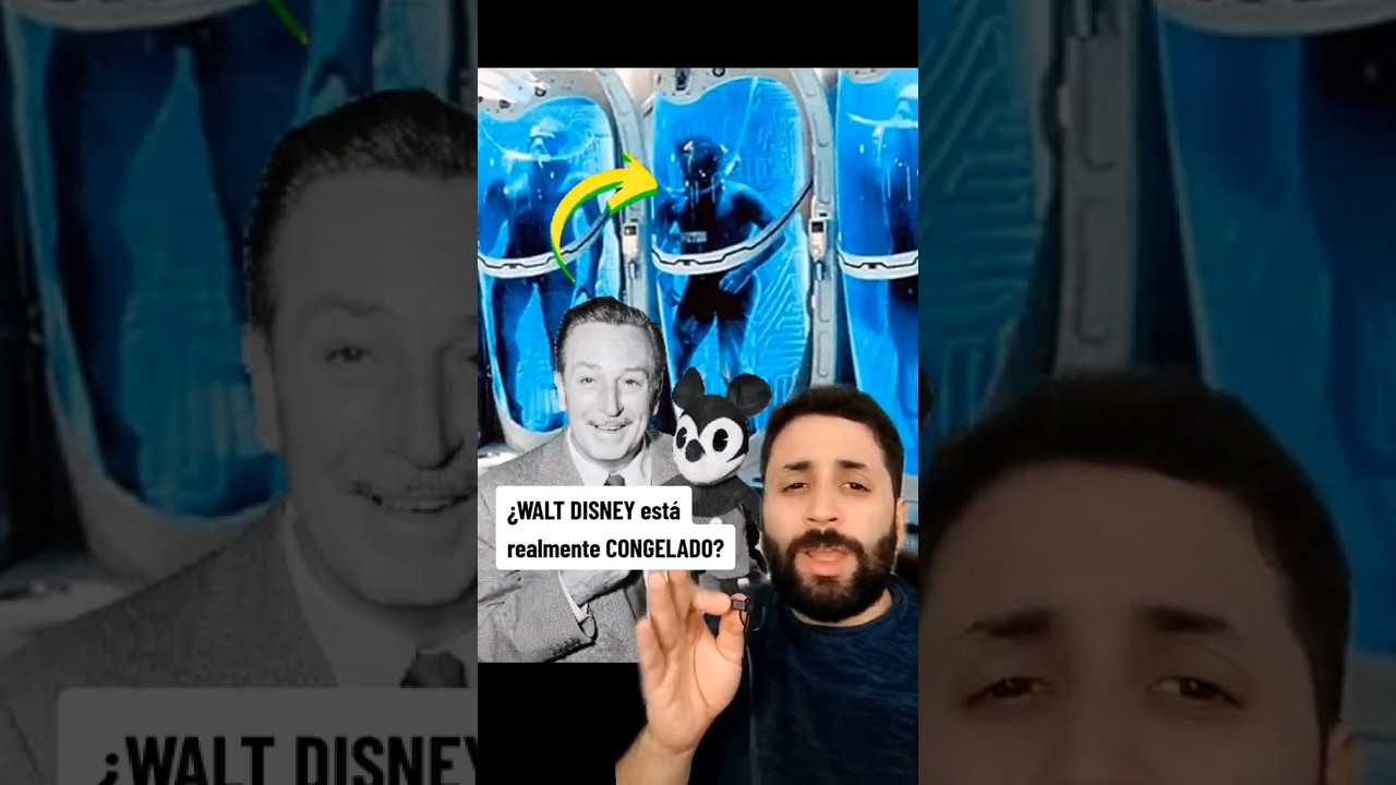 &iquest;Est&aacute; Walt Disney realmente congelado? &iquest;Lo criogenizaron de verdad o es una leyenda urbana? #Shorts