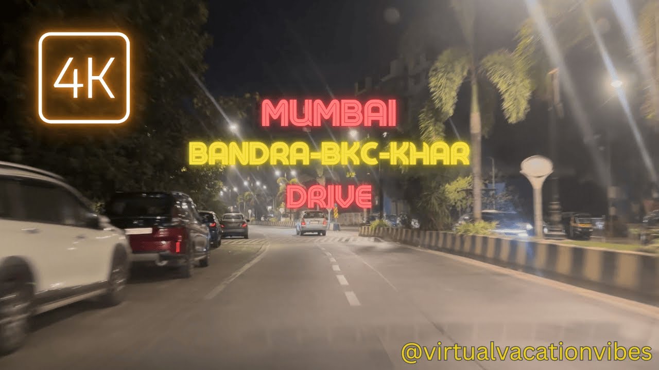 Bandra BKC Khar | Carter Road | Mumbai Night Drive | The City That Never Sleeps
