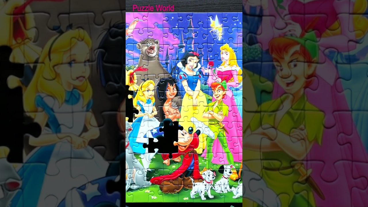 Making a Disney Jigsaw Puzzle