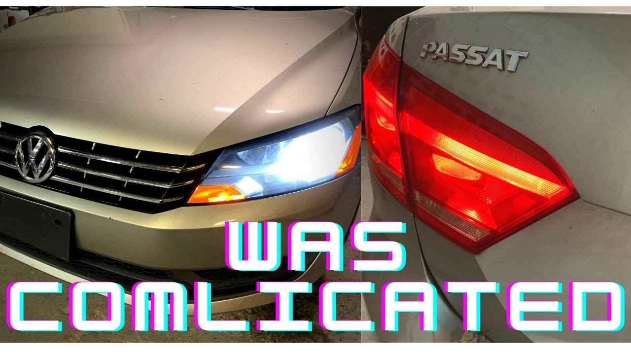 2011-2018 VW Passat B7 Headlight LED conversion.