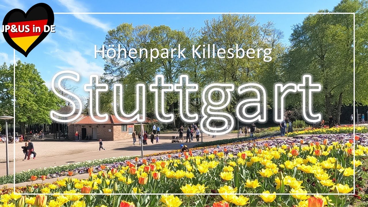 【Stuttgartドイツ🇩🇪】H&ouml;henpark Killesberg in Stuttgart Germany / Tulips are in full bloom!