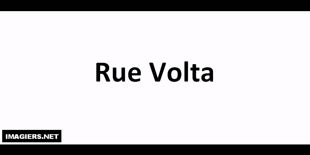 Jak wym&oacute;wić Rue Volta