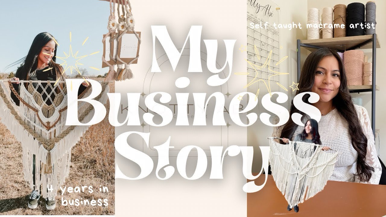 KnottyAbi My Business Story - Self taught macrame artist