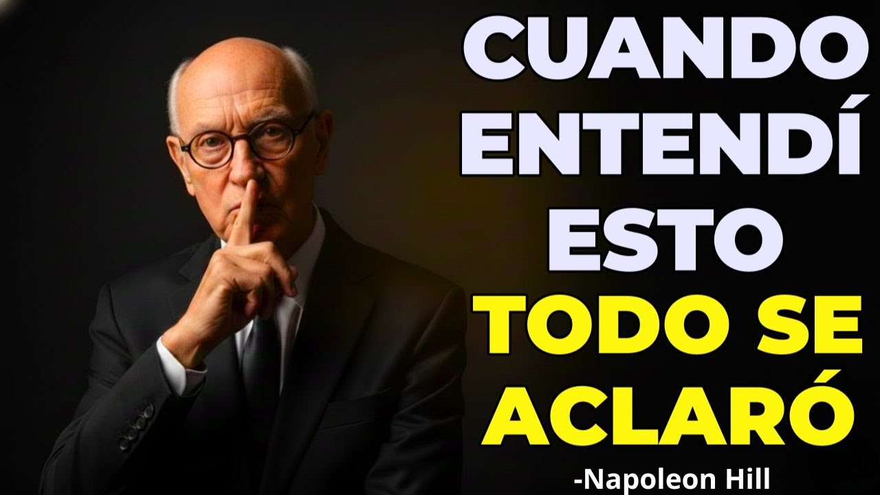 Cuando ENTENDÍ Esto, TODO Se ACLARÓ | MENTALIDAD Millonaria NAPOLEON HILL