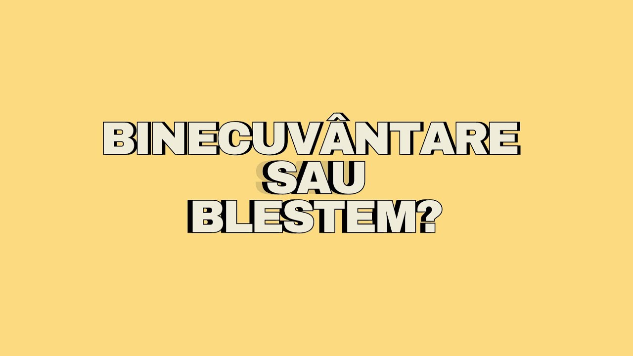 Pastor Darius Zaharia -  Pustiul: Blestem sau Binecuvântare?