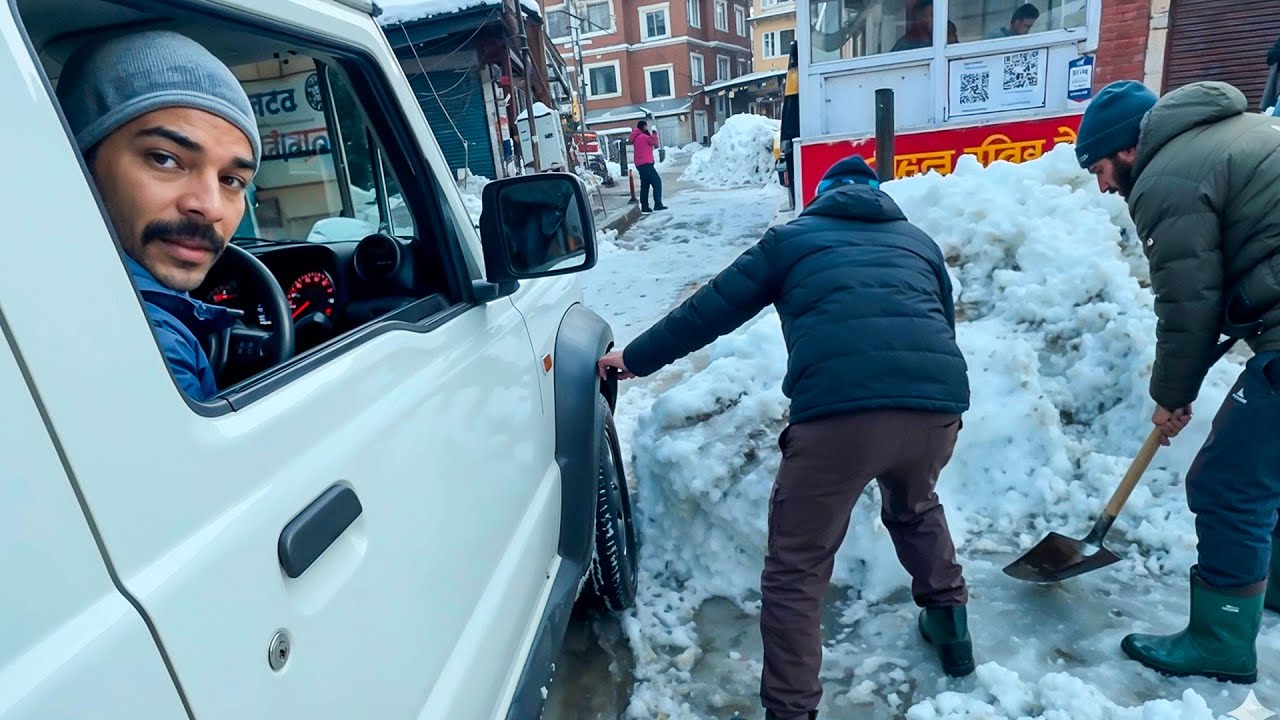Chandigarh to Manali Pahunchte He Gaadi Snow me Atak Gayi..