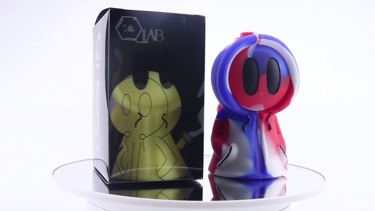 SILICLAB Ghost Water Pipe Bubbler Smoking Bong