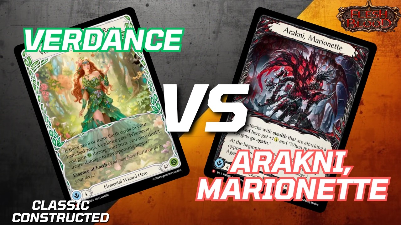 Verdance vs Arakni Mario | Flesh and Blood | Match review