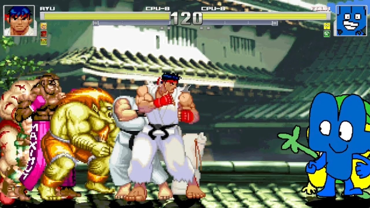 Street Fighter vs. Four/Two/X (Street Fighter vs. BFB) 8v3 Absolute War | M.U.G.E.N