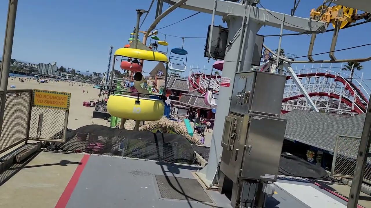Sky Glider POV Santa Cruz Beach Boardwalk 2024 06 20