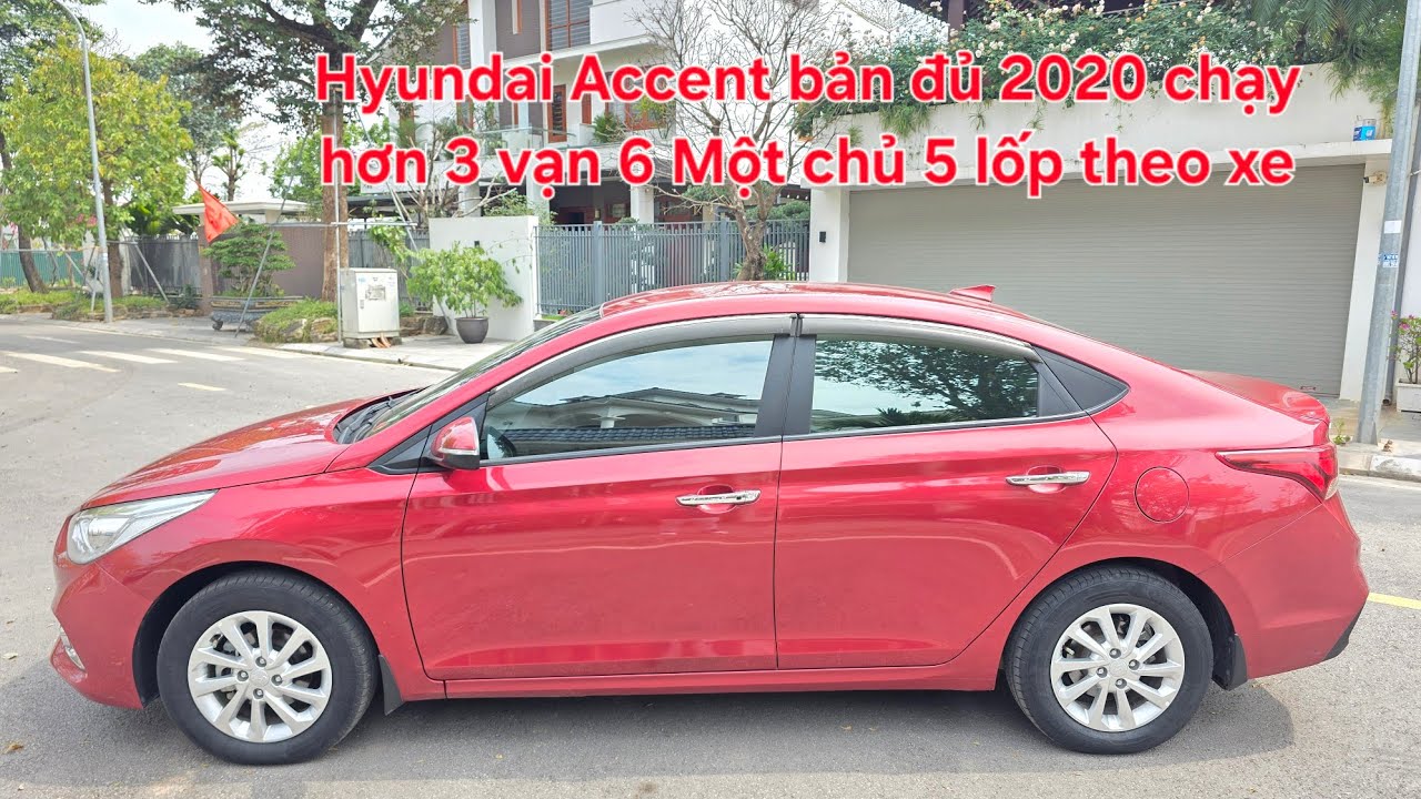 Hyundai Accent bản đủ 2020 chạy hơn 3 vạn suất sắc | Xe tư nhân Một chủ 5 lốp theo xe zin 0913633466