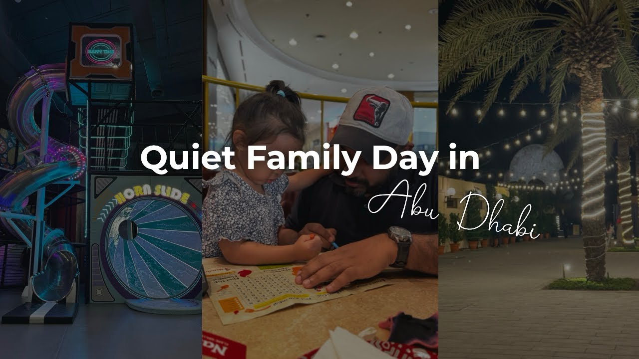 Quiet Family Day in Abu Dhabi | Al Wahda Mall l Manar Abu Dhabi