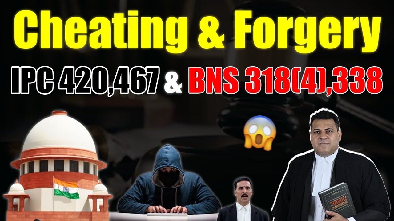 Cheating & Forgery जैसे मामलों में Bail कैसे लें? IPC 420,467 BNS 318(4),338