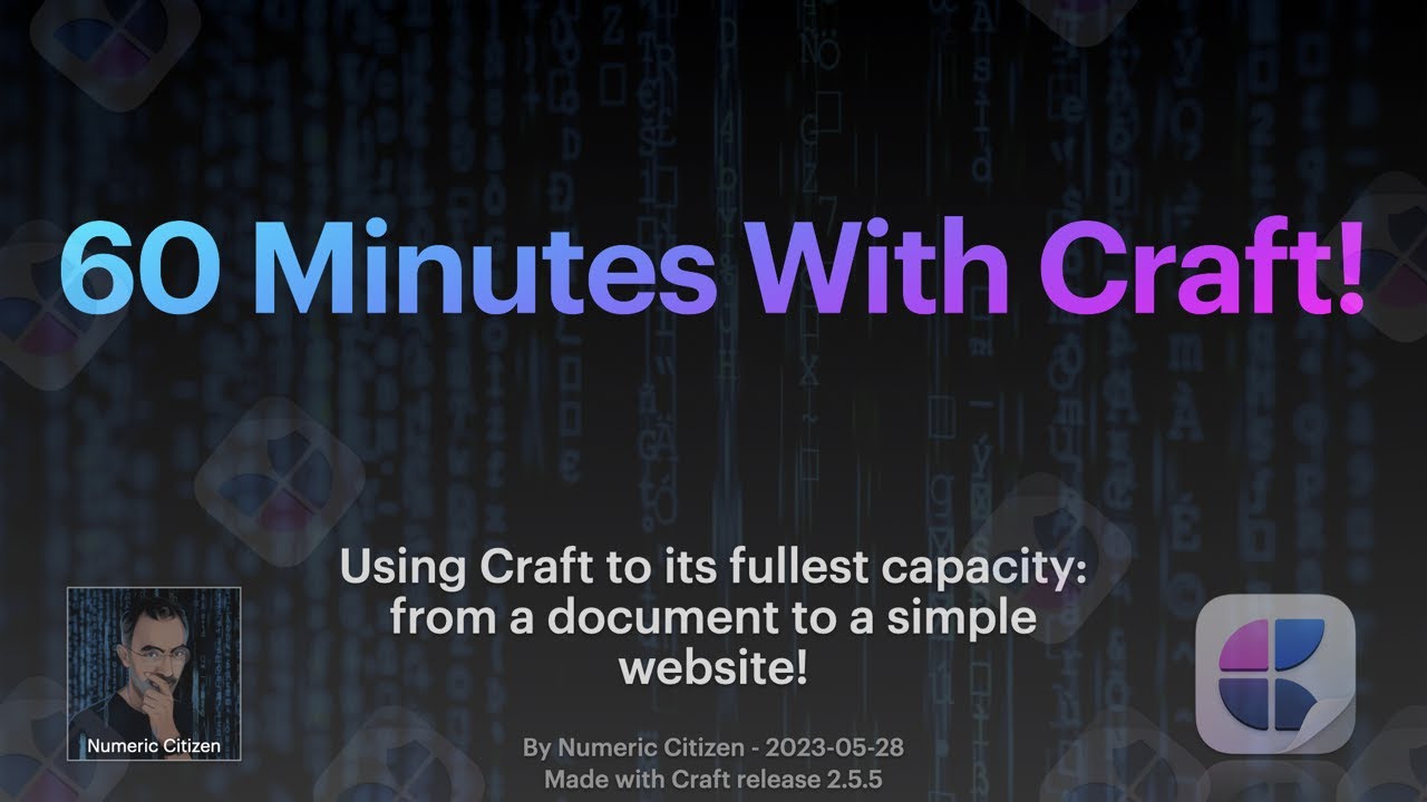 60 minutes with Craft
