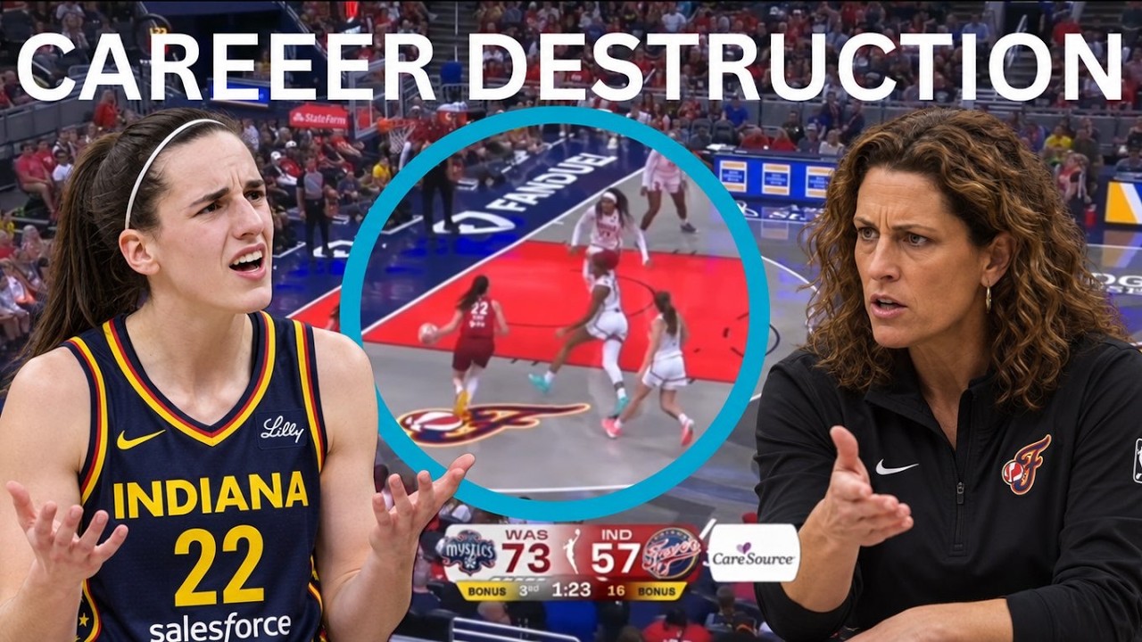 CAITLIN CLARK'S career is being destroyed by STEPHANIE WHITE