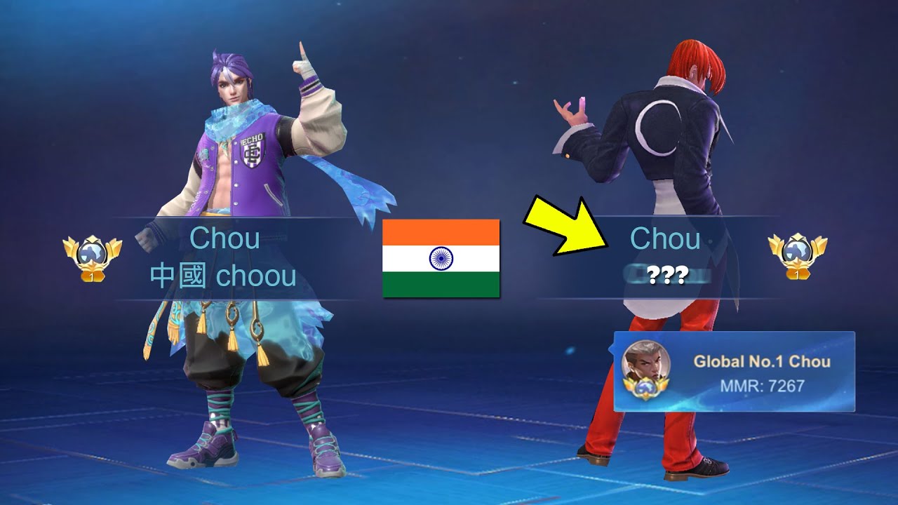I PLAY MLBB IN INDIA SERVER AND MET THIS TOP 1 GLOBAL INDIAN CHOU!! (easy server?) - Mobile Legends