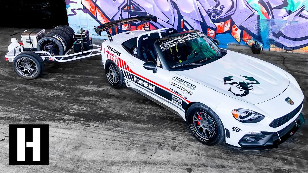 Ultimate Trackday Trailer Setup: our Track Rat Fiat 124 is DONE!