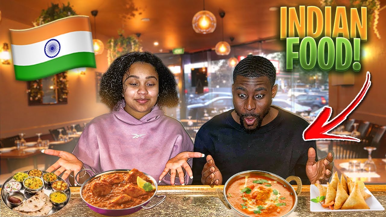 Trying INDIAN FOOD for the FIRST TIME! 🇮🇳