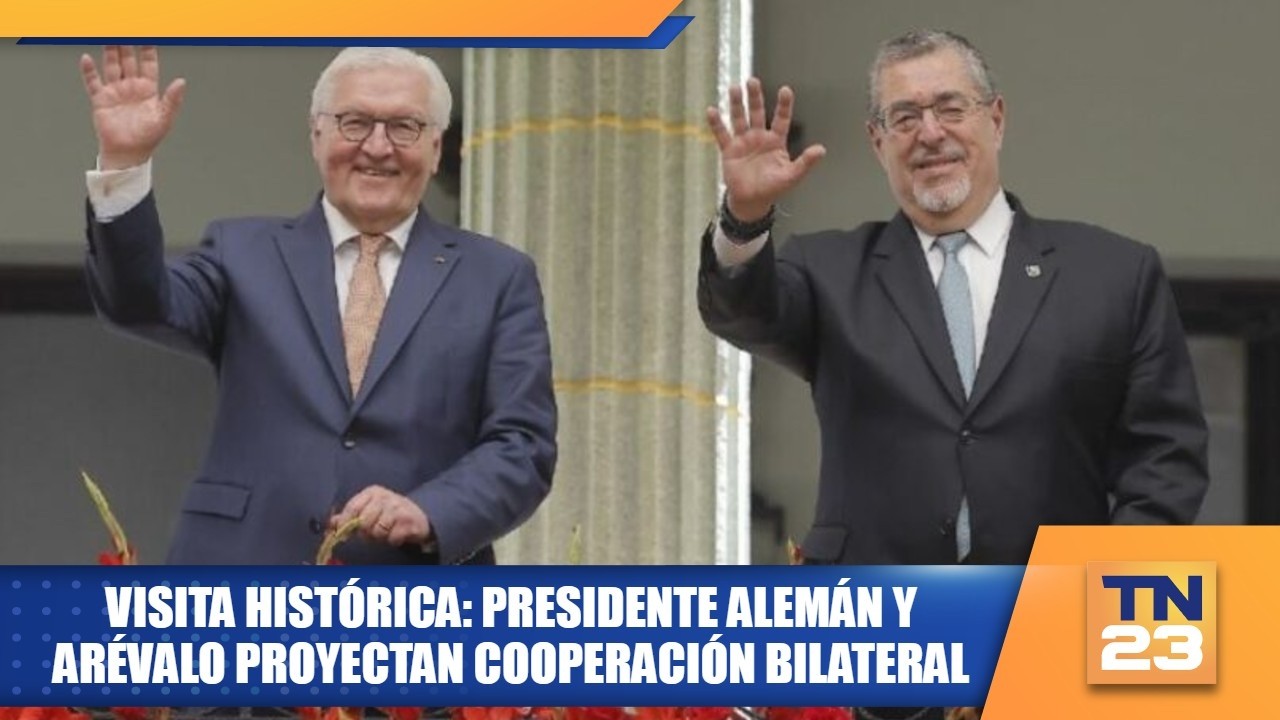 Visita histórica: presidente alemán y Arévalo proyectan cooperación bilateral