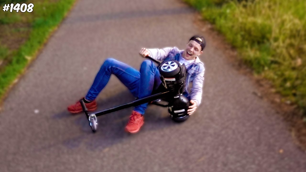 GEVALLEN MET HOVERBOARD! - ENZOKNOL VLOG #1409
