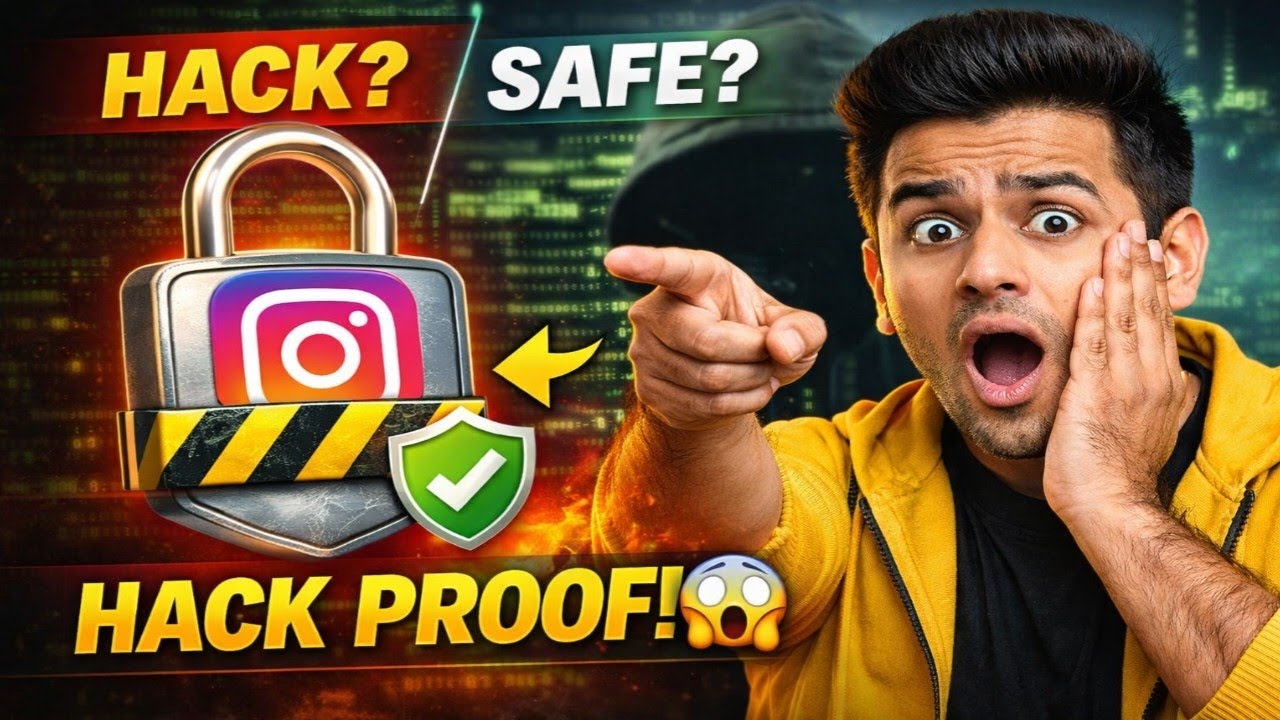 How to make Instagram Account 100% Secure 🔒|| ​​How to save Instagram from being hacked || Tech N...