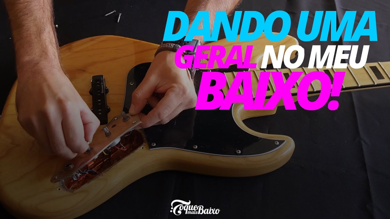 Dando MANUTENÇÃO no meu BAIXO SX! Trocando as cordas, limpando e tirando os ruídos…