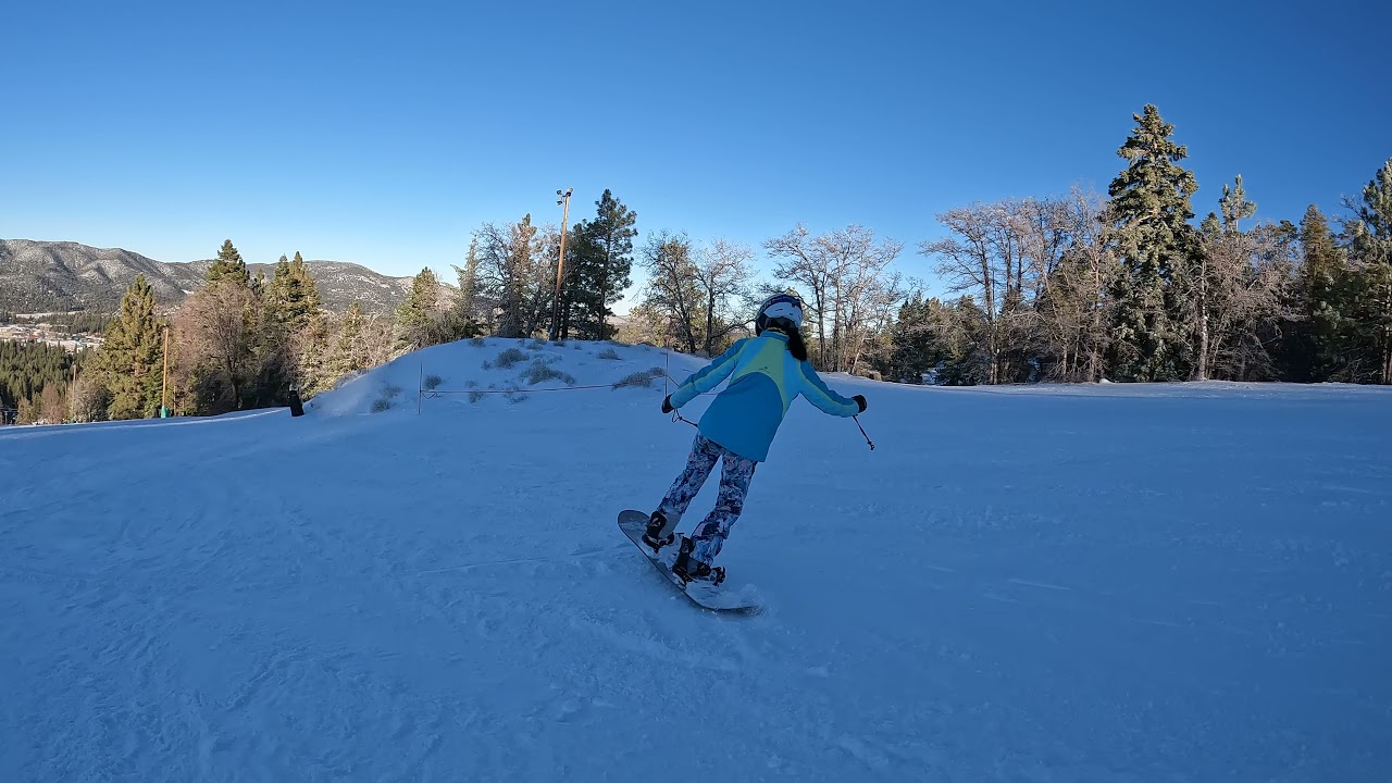 Dec 26, 2021 @ Snow Summit (BeginnerNoob top to bottom run from chair 2)