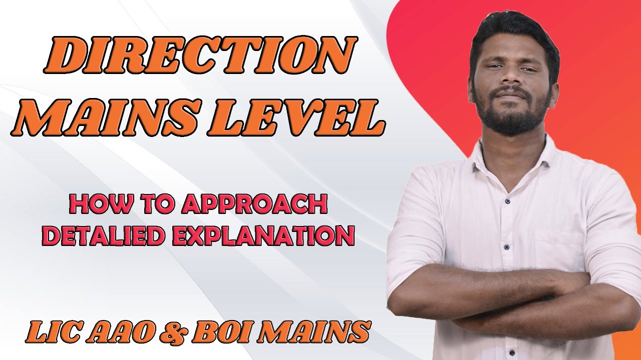 DIRECTIONS EXPECTED MAINS LEVEL QUESTIONS | REASONING| LIC AAO & BOI | TRICKS & TIPS TO SOLVE