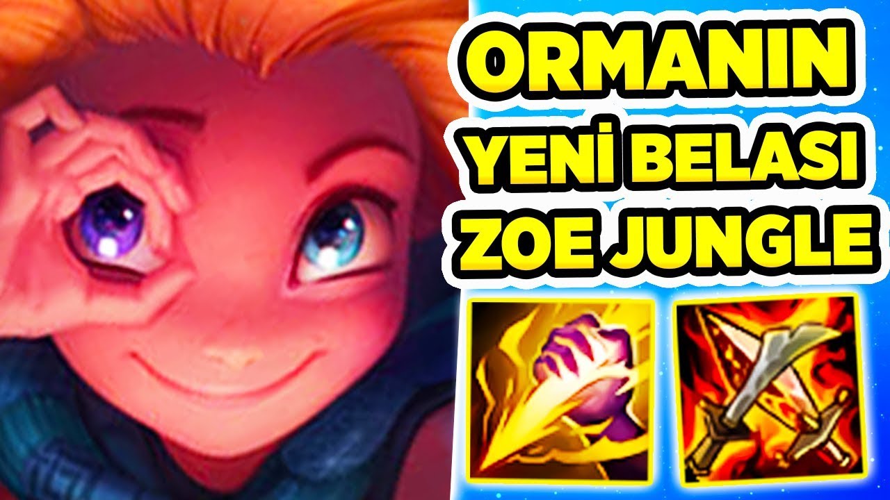 RANKED'DA EJDER ÇALAN ZOE JUNGLE!! FULL AP OYNANIŞ!!!