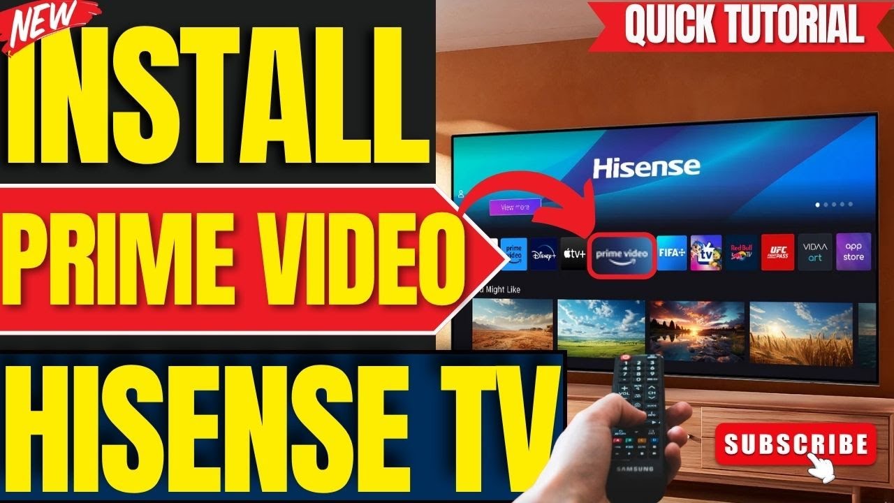 Как установить приложение Prime Video на смарт-телевизор Hisense (гид на 2026 год)