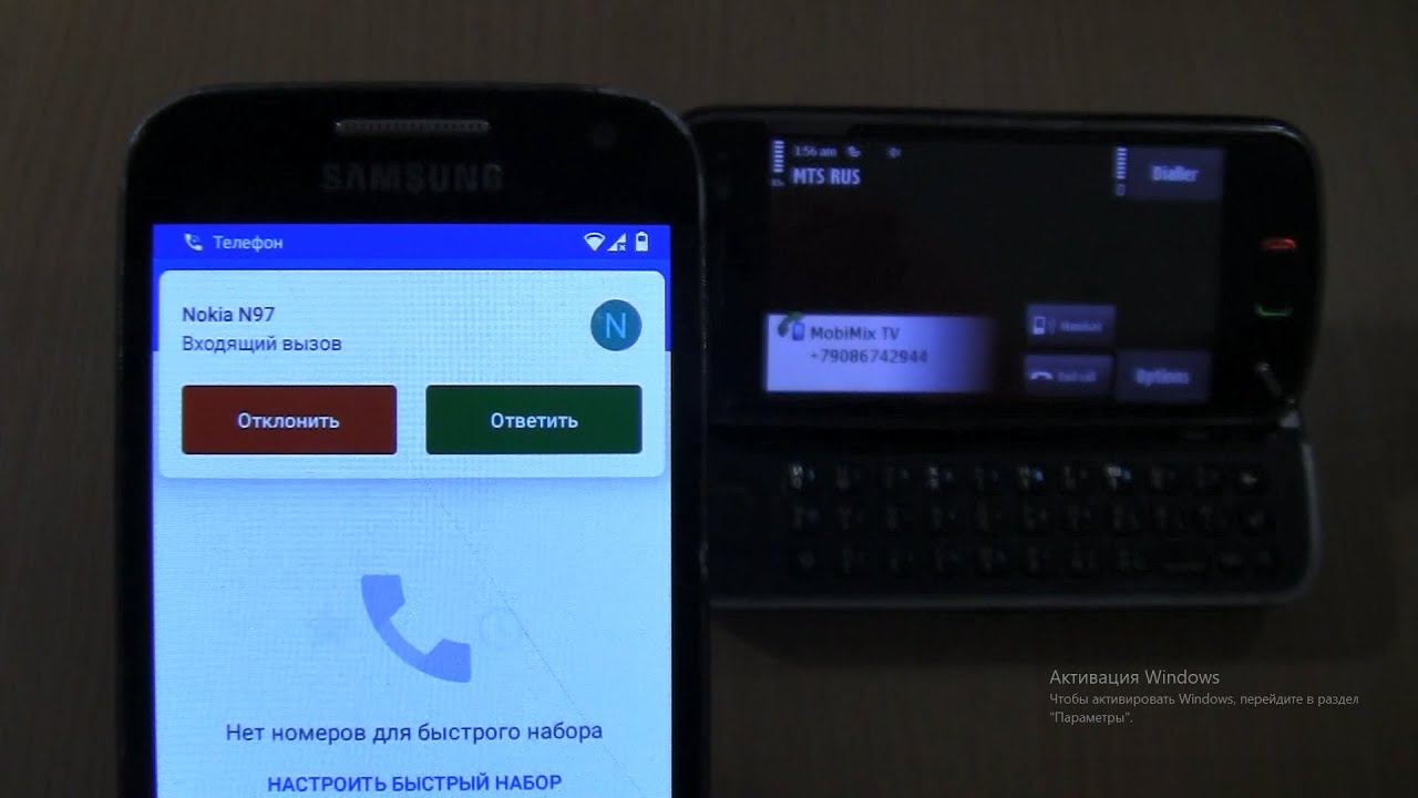 Over the Horizon Incoming call & Outgoing call at the Same Time Samsung S4 Mini Android 11+Nokia N97