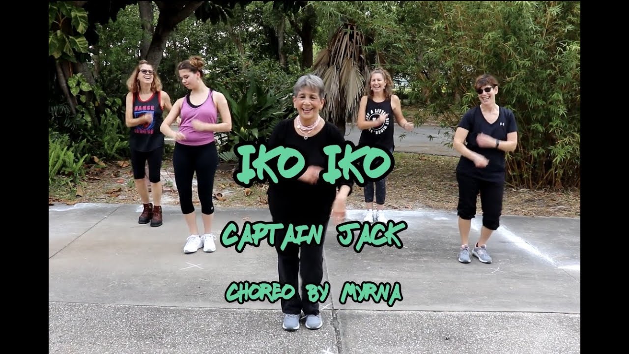Iko Iko, Captain Jack,  fun and easy dance fitness, Zumba Gold, (heard on  Tik Tok)