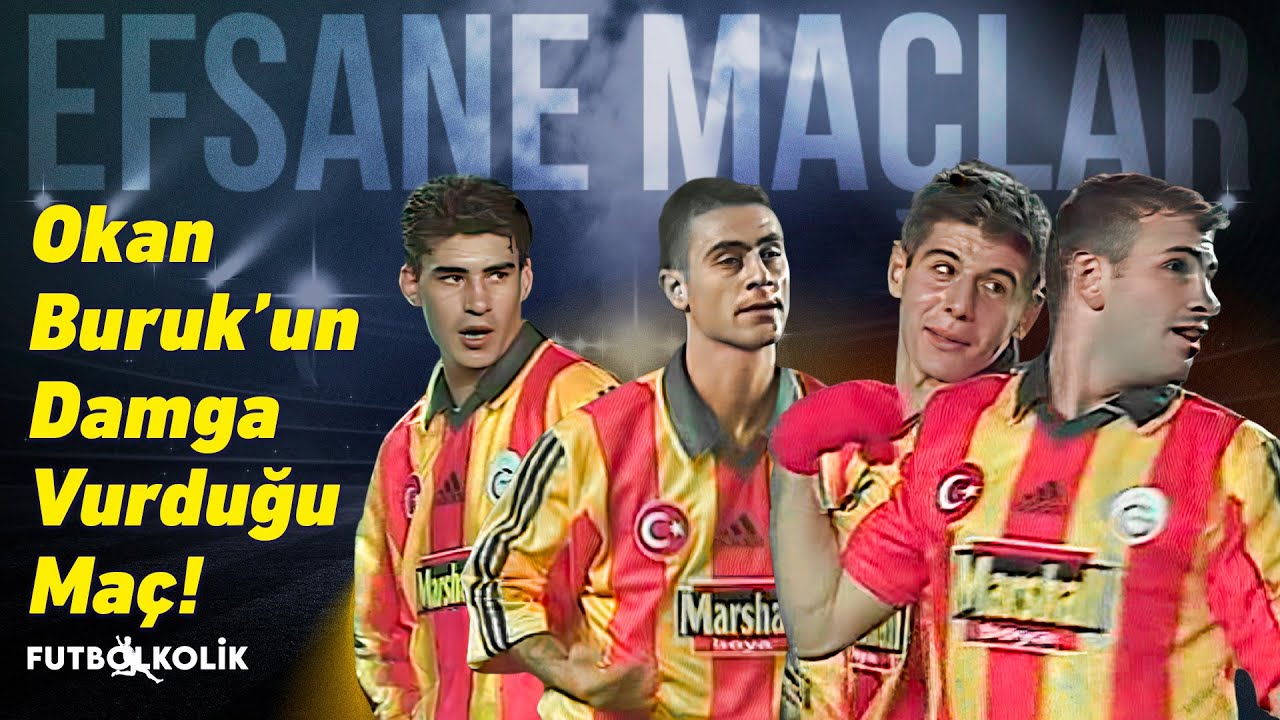 Galatasaray - Erzurumspor 1999 - 2000 Sezonu | Okan Buruk'un Damga Vurduğu Maç!