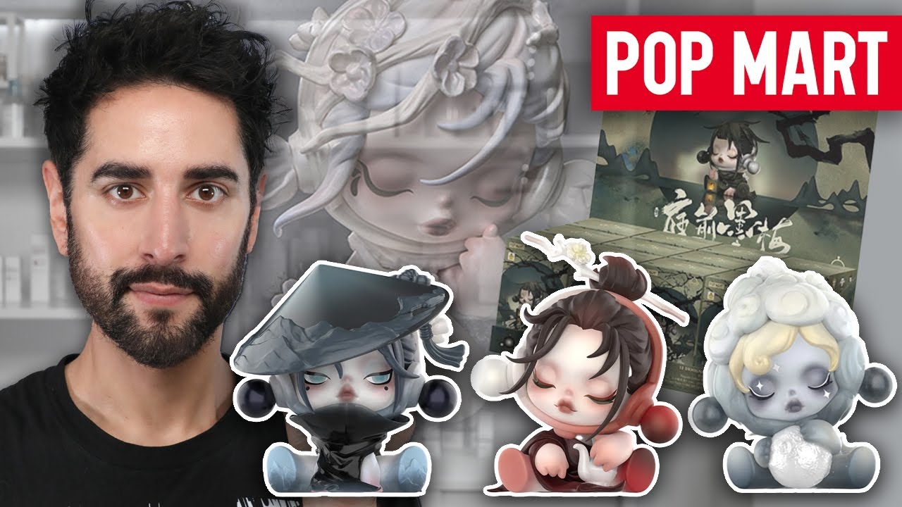 Unboxing POP MART’s SKULLPANDA - The Ink Plum Blossom full Series. FULL SET  💜