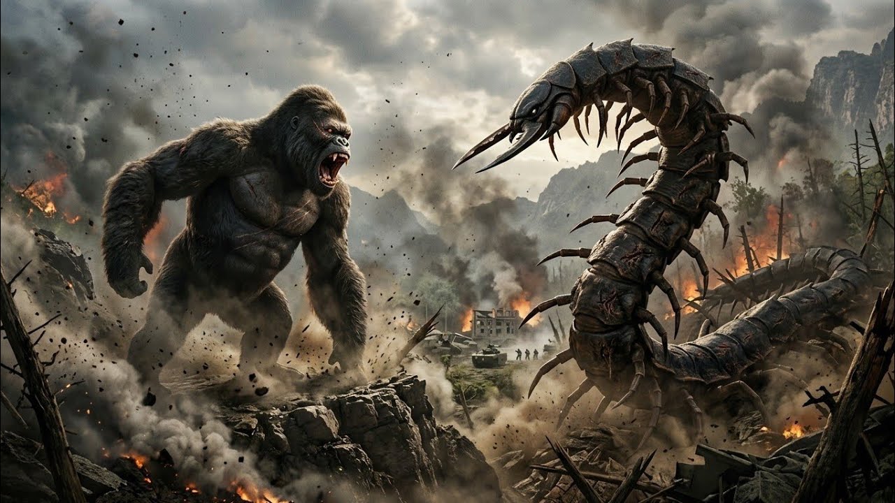 Gorilla Titan vs Centipede Titan | Epic Cinematic Battle ( Movie)