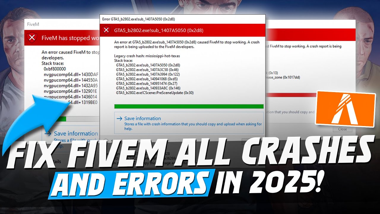 Fix FiveM Has Stopped Working! ✅ (DXGI ERROR DEVICE REMOVED, GTA5_b2802.exe Error) 2025 Guide