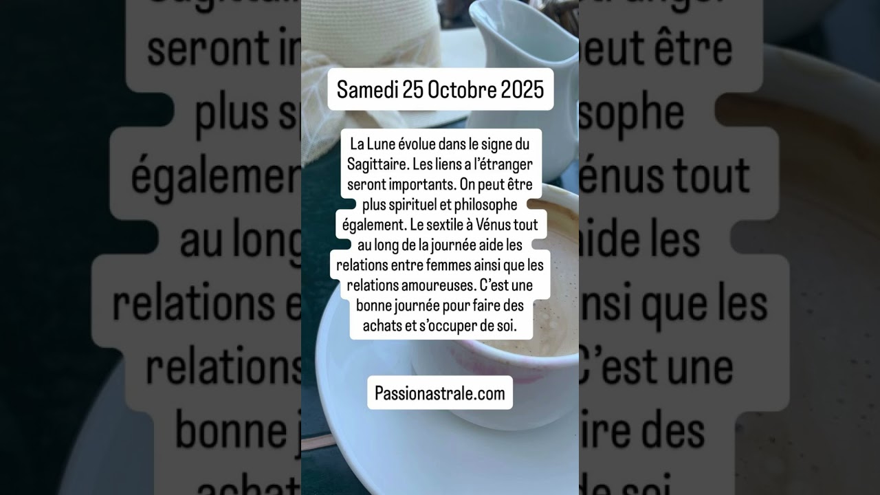Tr&egrave;s belle journ&eacute;e #deryaastroyoga #astrologie #horoscope #samedi