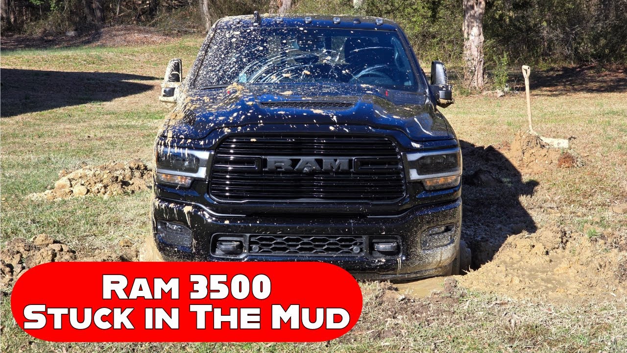 RAM 3500 Dually Stuck In The Mud