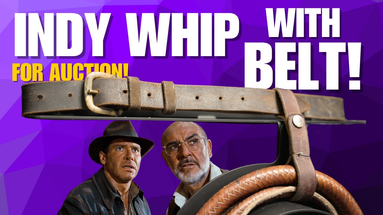 Whip AND Belt from Indiana Jones and the Last Crusade!