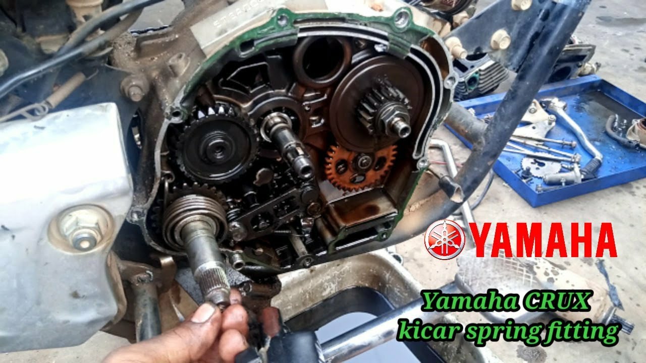 Yamaha crux, libro gladaro,YBR,  bike kicar spring fitting