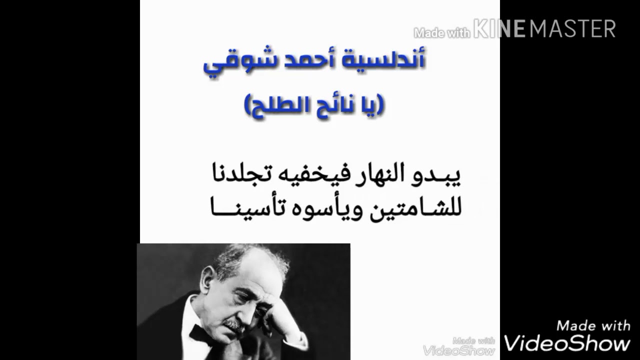 أندلسية أحمد شوقي (يا نائح الطلح)