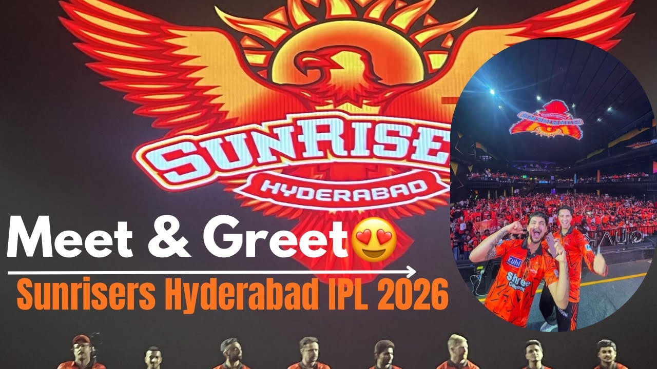 SRH Meet & Greet Experience 🧡 IPL 2026 | Fan Moment #sunrisershyderabad #orangearmy #lifewithrehnuma