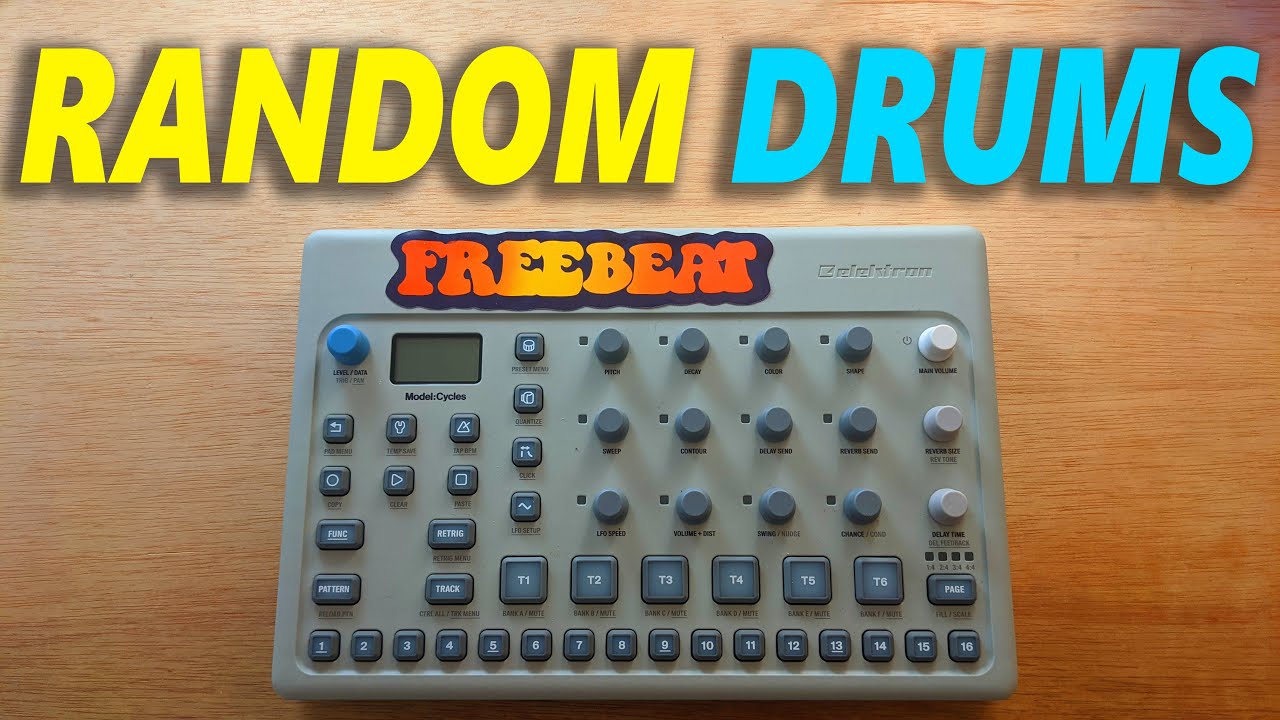 RANDOM Drum Patterns! (Model:Cycles Tutorial)