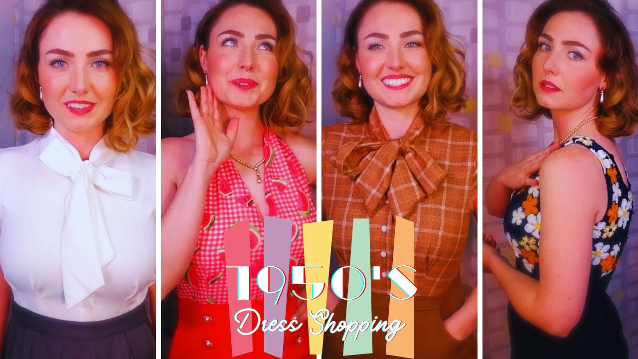 ASMR — Покупка одежды в стиле 50-х [при участии Retro Stage]