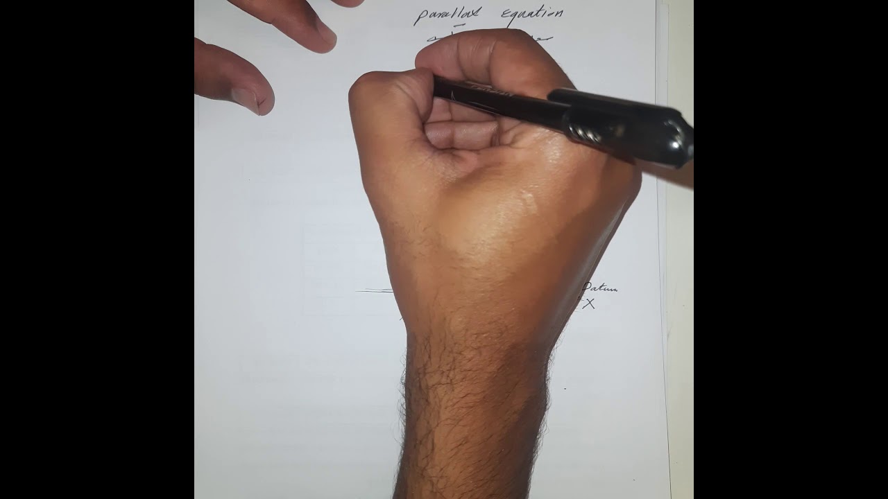 شرح مساحه 3 - مساحه تصويريه - استنتاج معادلات البارالاكسParallax equations - امثله محلوله