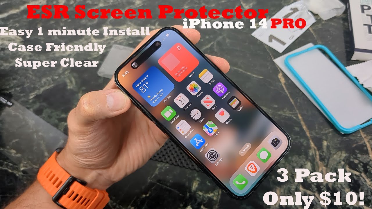 iPhone 14 Pro Screen Protector : Cheap & Easiest Installation EVER!