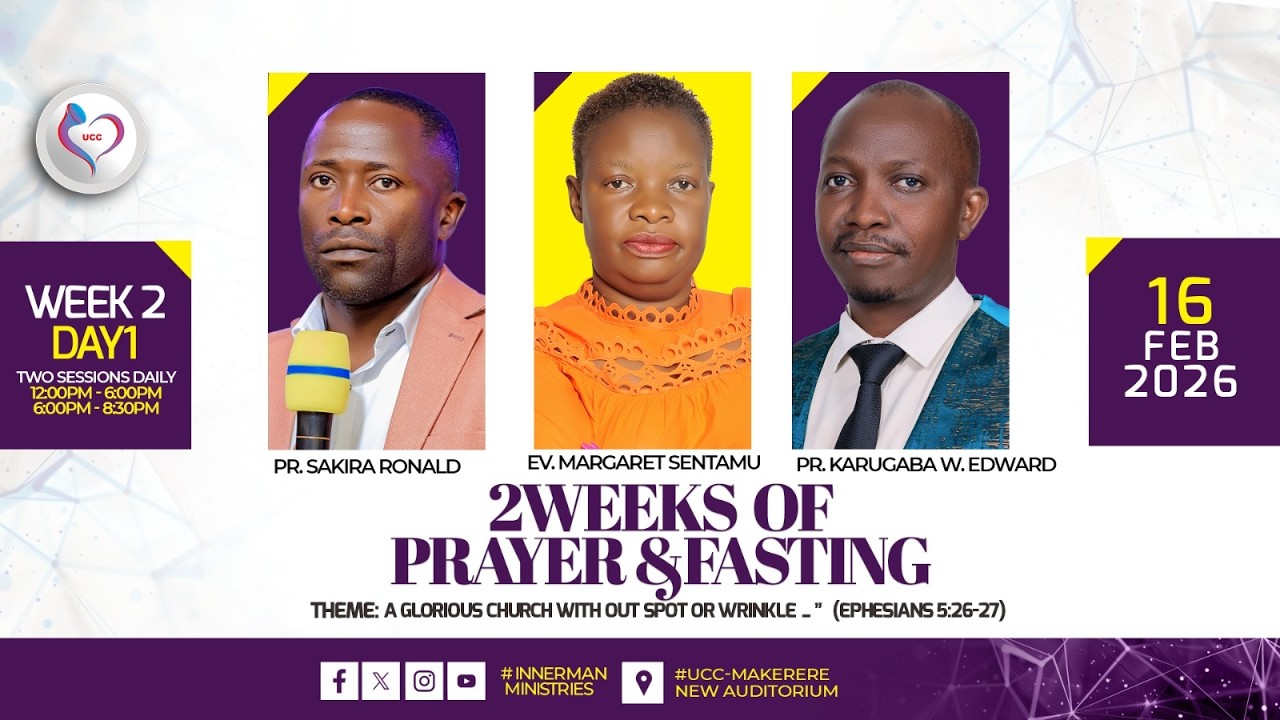 16.02.2026| PRAYER AND FASTING-DAY 6 | A GLORIOUS CHURCH WITHOUT WRINKLES OR SPOTS(EPH 5:26-27) @UCC