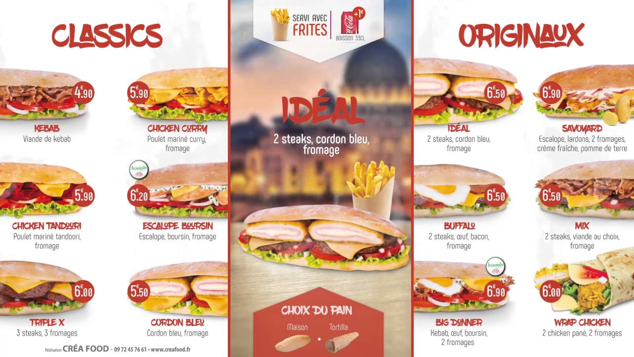 Menu Board dynamique 